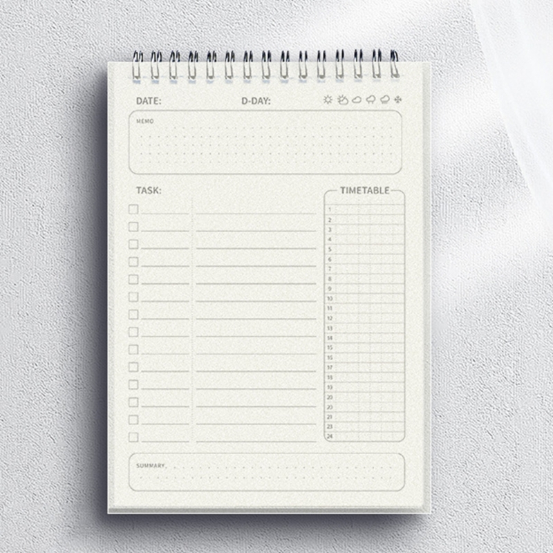 Meal Plan Notepad - Weekly Planner Notebook 160 Page Lined