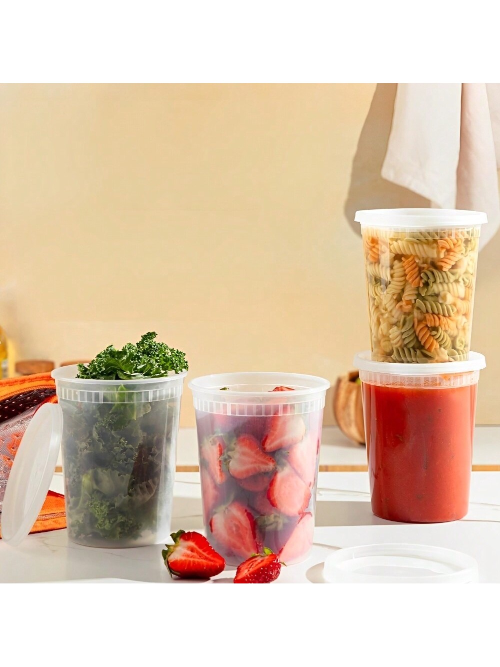 24Pack 32oz Deli Containers wi - Meal Prep Dinners recension och pris