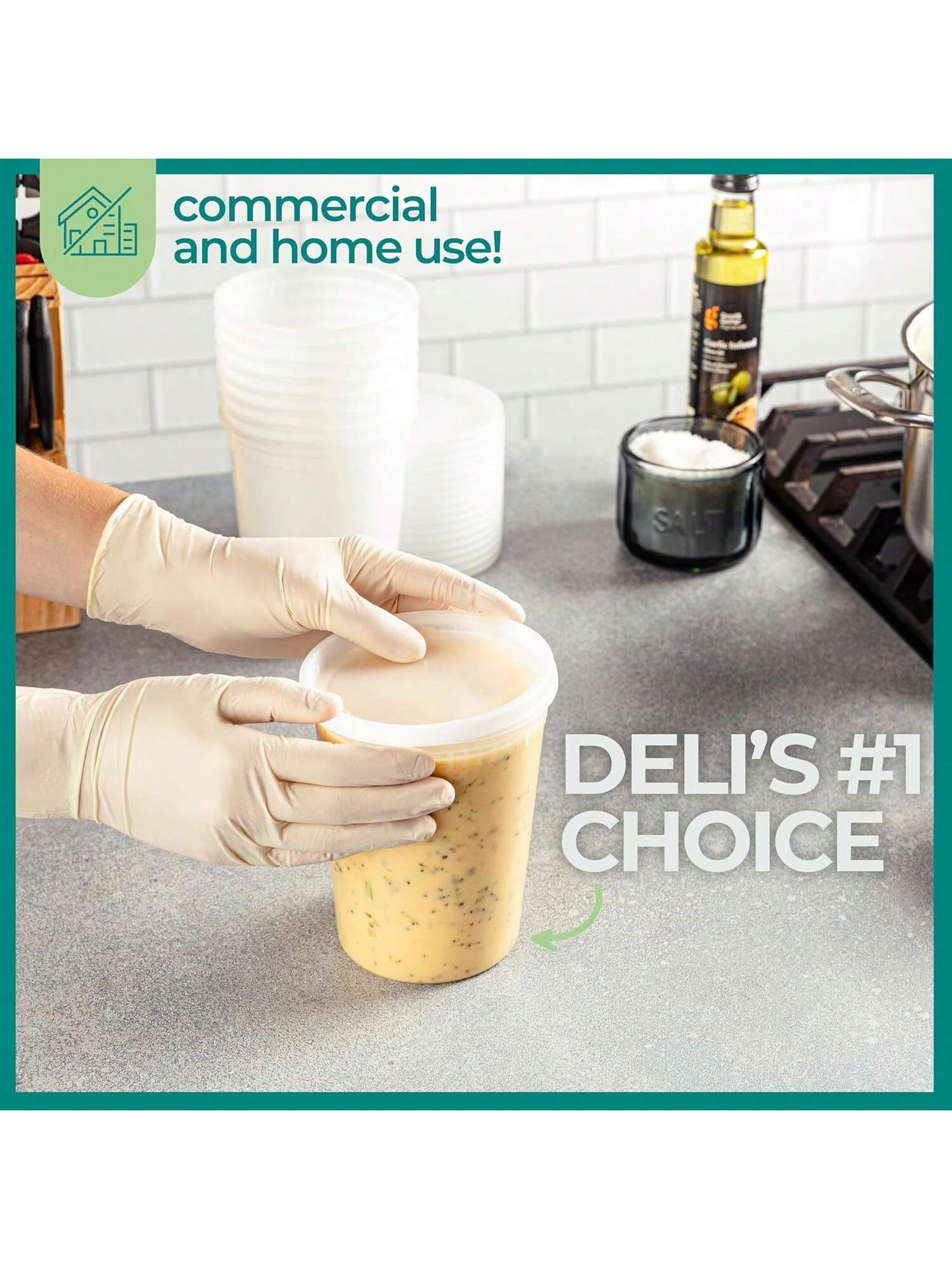 24Pack 32oz Deli Containers wi - Meal Prep Dinners recension och pris