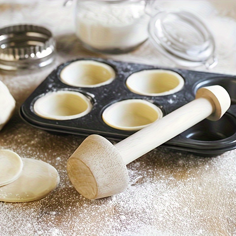 Dual-End Wooden Egg Tart Mold  - Meal Prep Dinners recension och pris