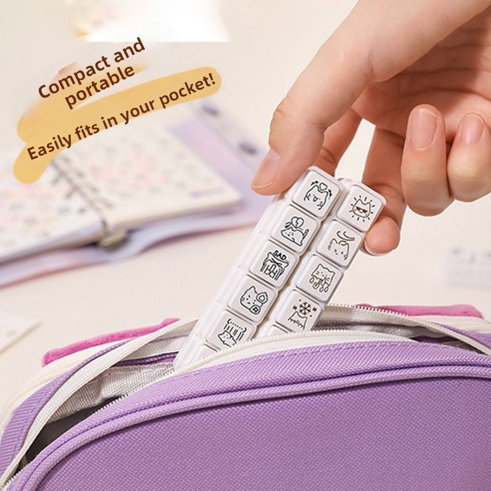 Cute Good Mood Series Cat Shap - Meal Prep Notebook recension och pris