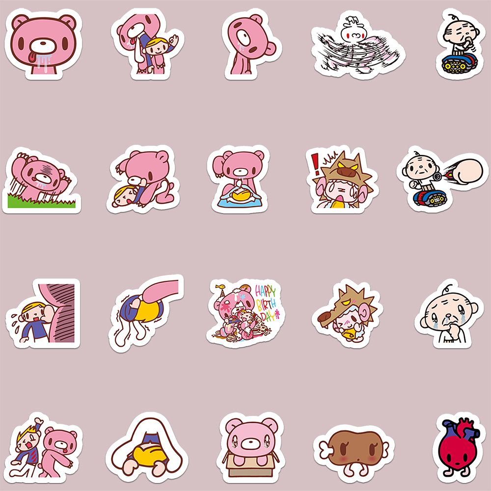 40pcs Cartoon Gloomy Bear & CH - Meal Prep Notebook recension och pris