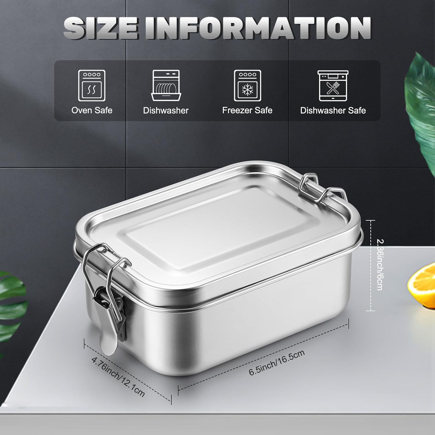 Stainless Steel Food Storage C - Meal Prep Lunch recension och pris