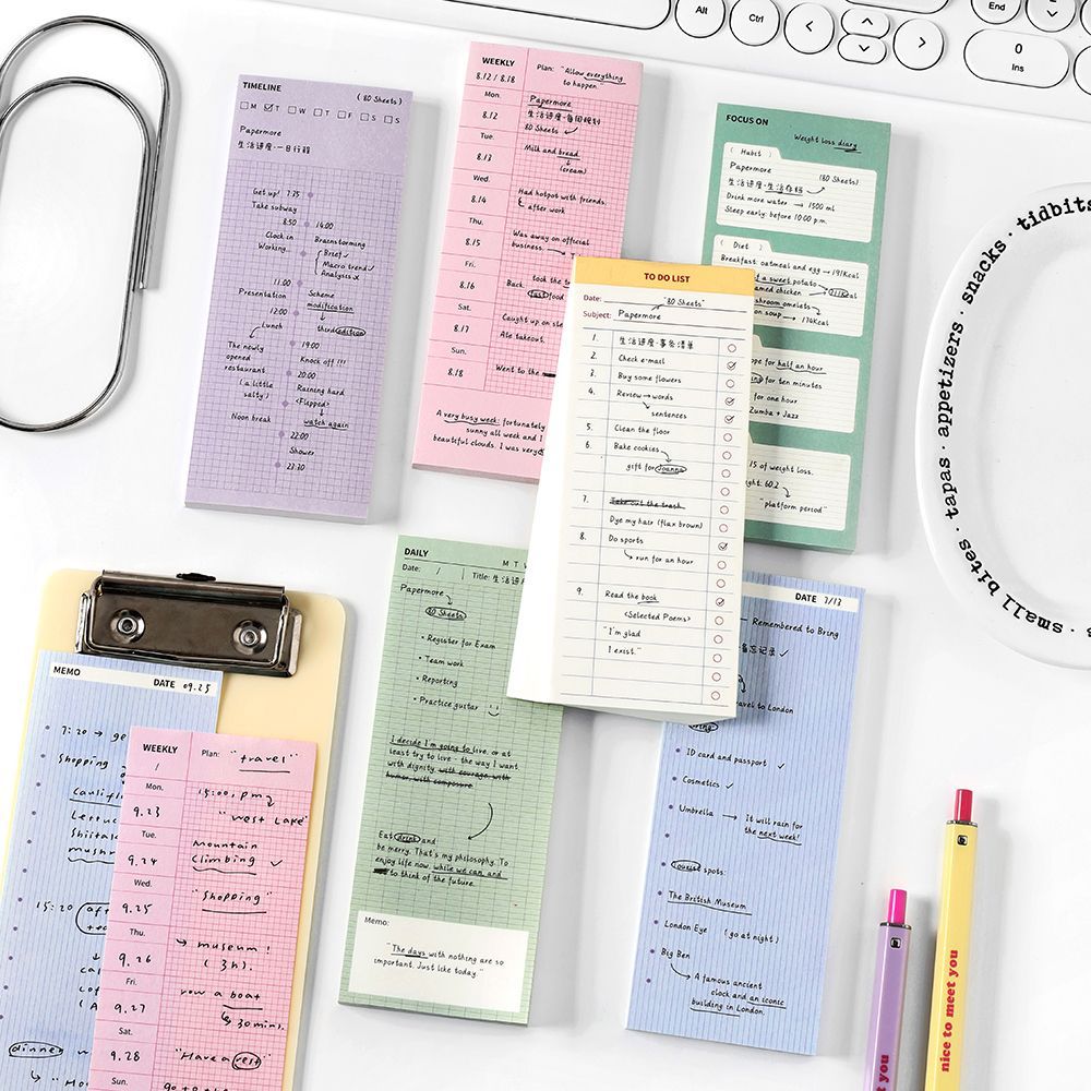 80sheets Sticky Notes, Life Pr - Meal Plan Notepad recension och pris