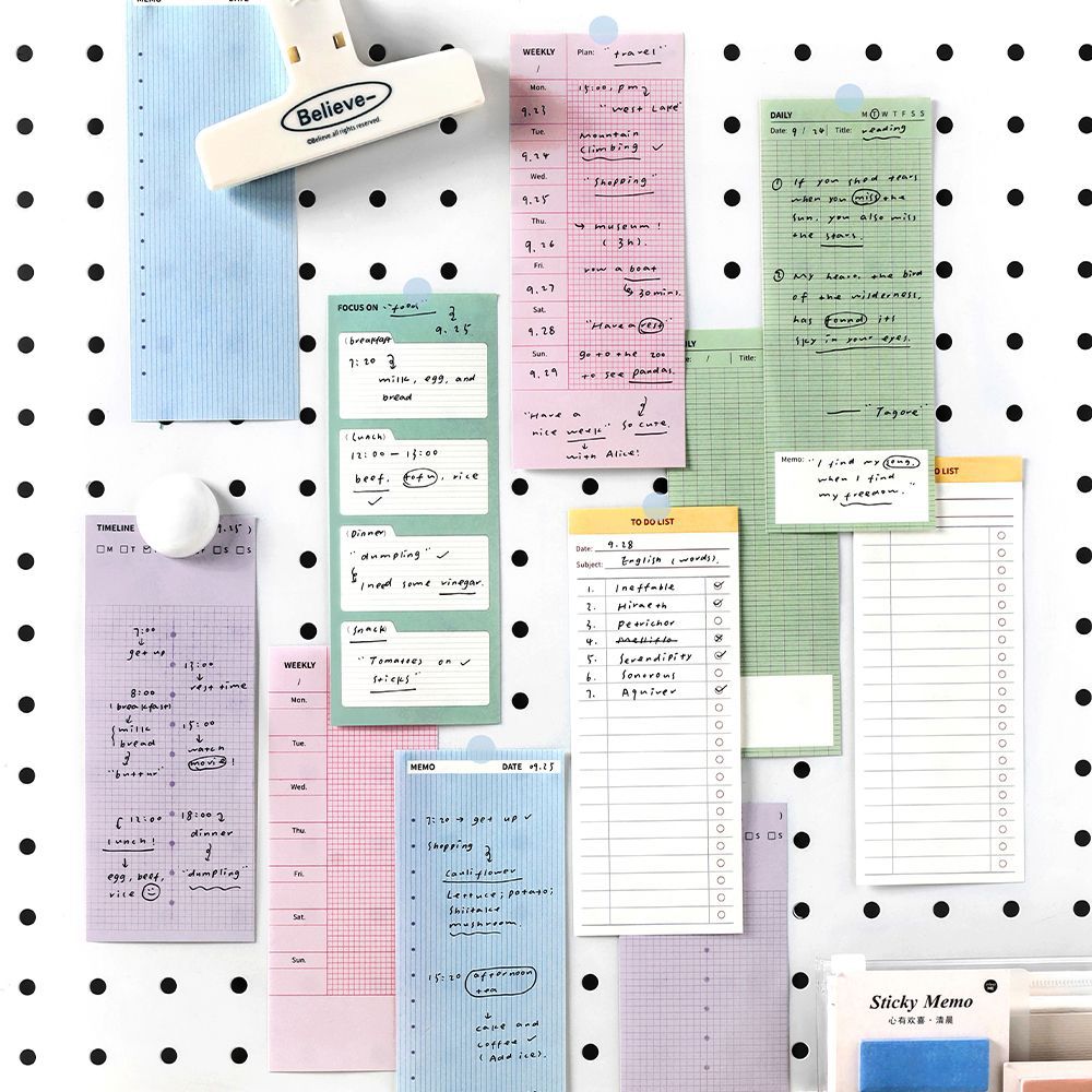 80sheets Sticky Notes, Life Pr - Meal Plan Notepad recension och pris