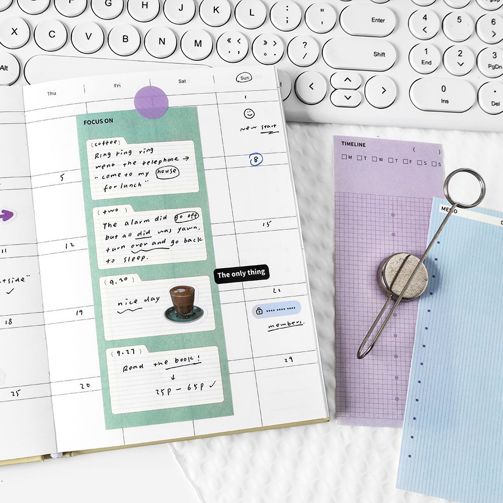 80sheets Sticky Notes, Life Pr - Meal Plan Notepad recension och pris