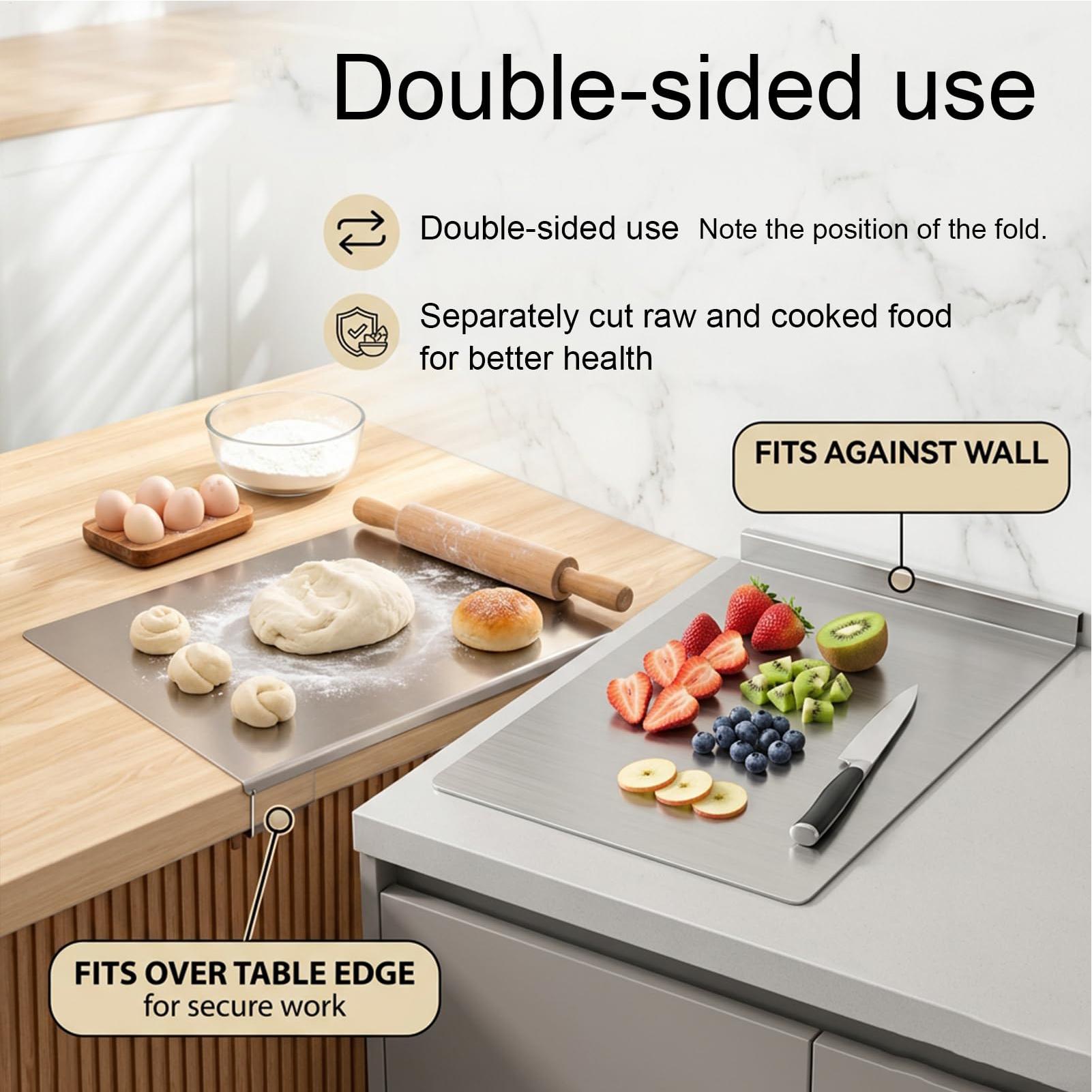 L-shaped Chopping Board Stainl - Meal Prep Dinners recension och pris