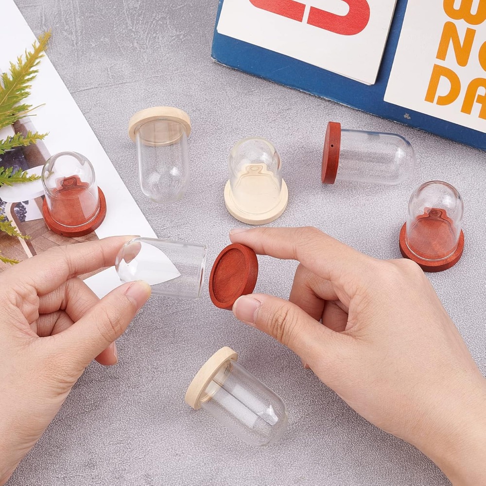 10 Sets Mini Eternal Flower Gl - Glass Container Set recension och pris