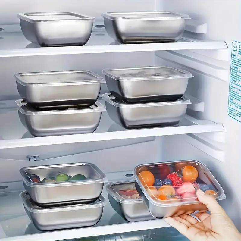 5-Piece Stainless Steel Food S - Meal Prep Lunch recension och pris