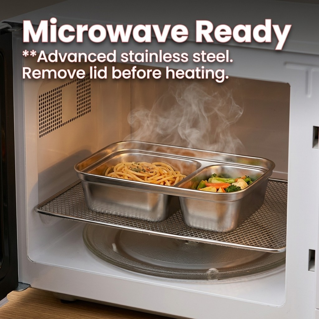 Microwave Safe 304 Stainless S - Meal Prep Usa recension och pris