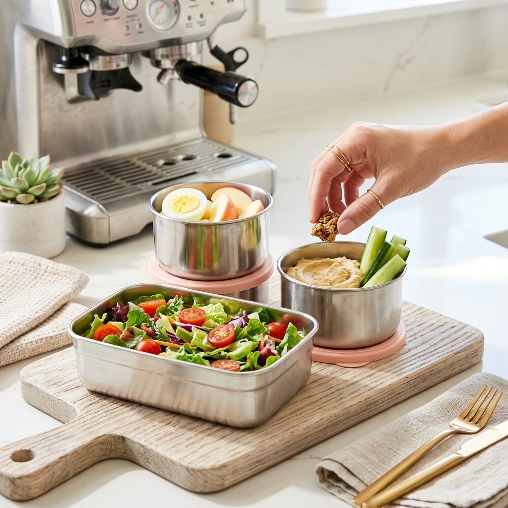Microwave Safe 304 Stainless S - Meal Prep Usa recension och pris