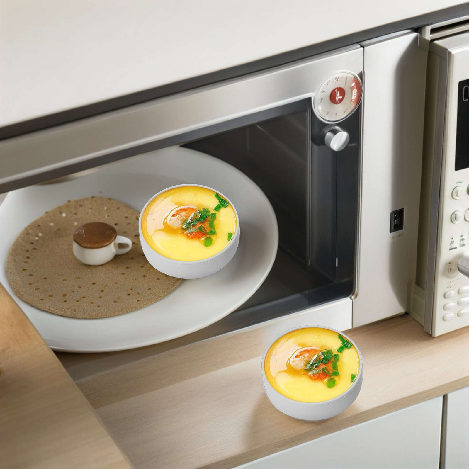 3Pcs Silicone Air Fryer Egg Mo - Meal Prep Eggs recension och pris