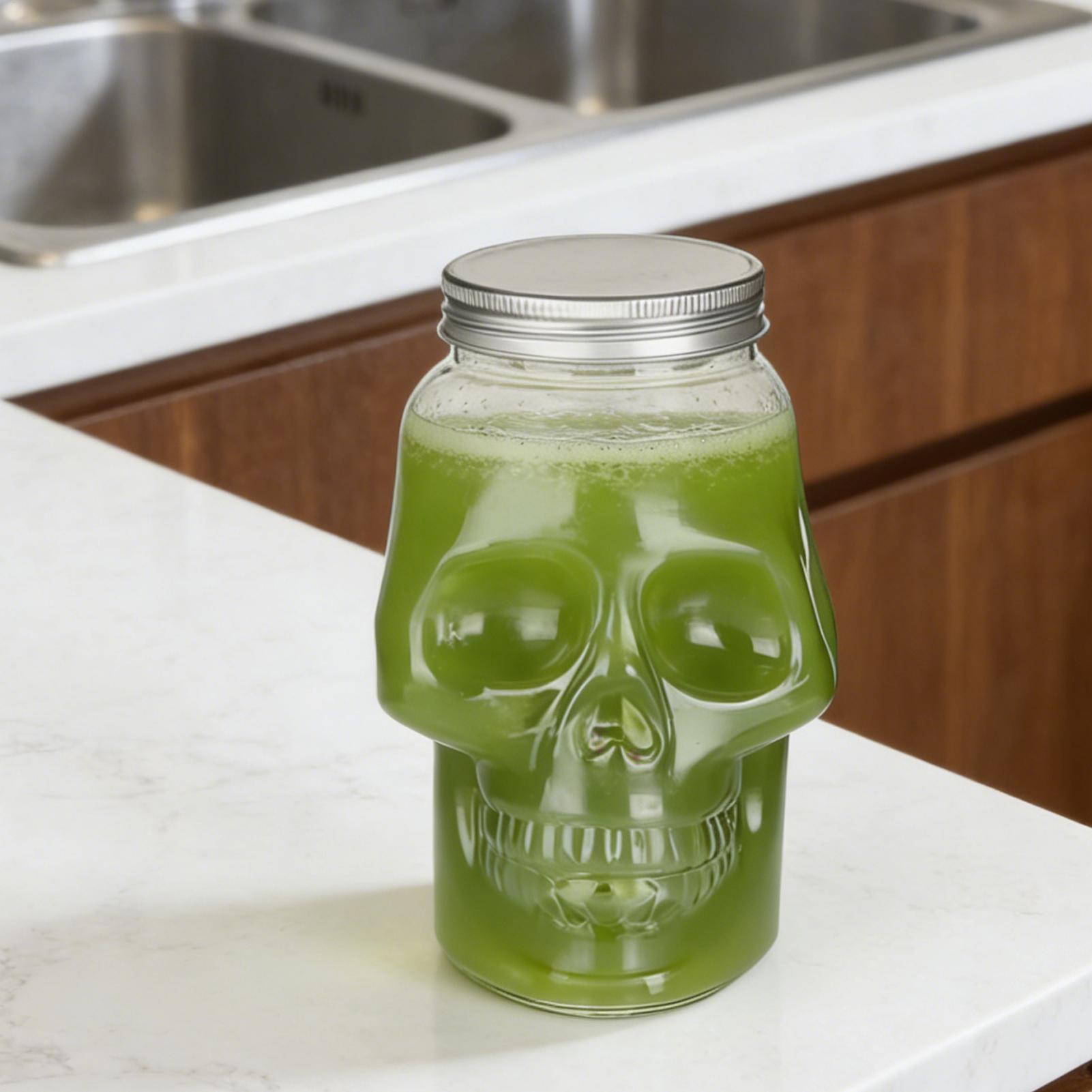 Transparent Skull Jars with Li - Meal Prep For A Day recension och pris