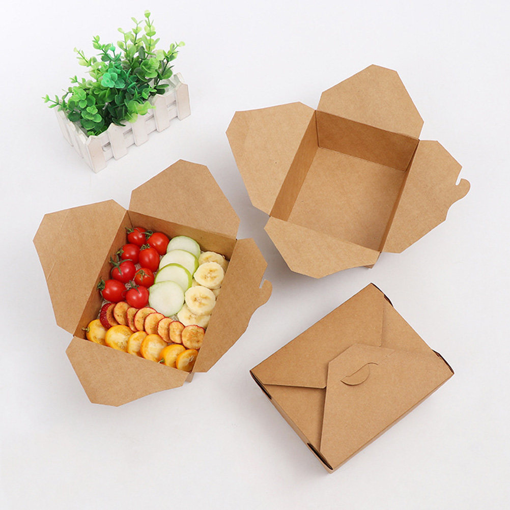 20Pcs Kraft Paper Disposable M - Meal Prep For A Day recension och pris