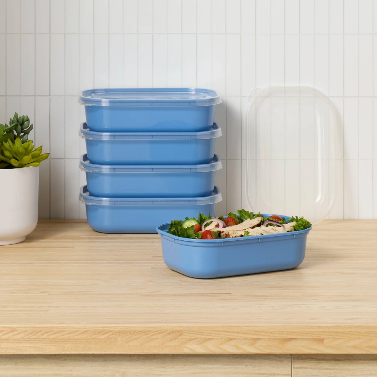 2026 New Blue Single Compartme - Meal Prep Lunch recension och pris