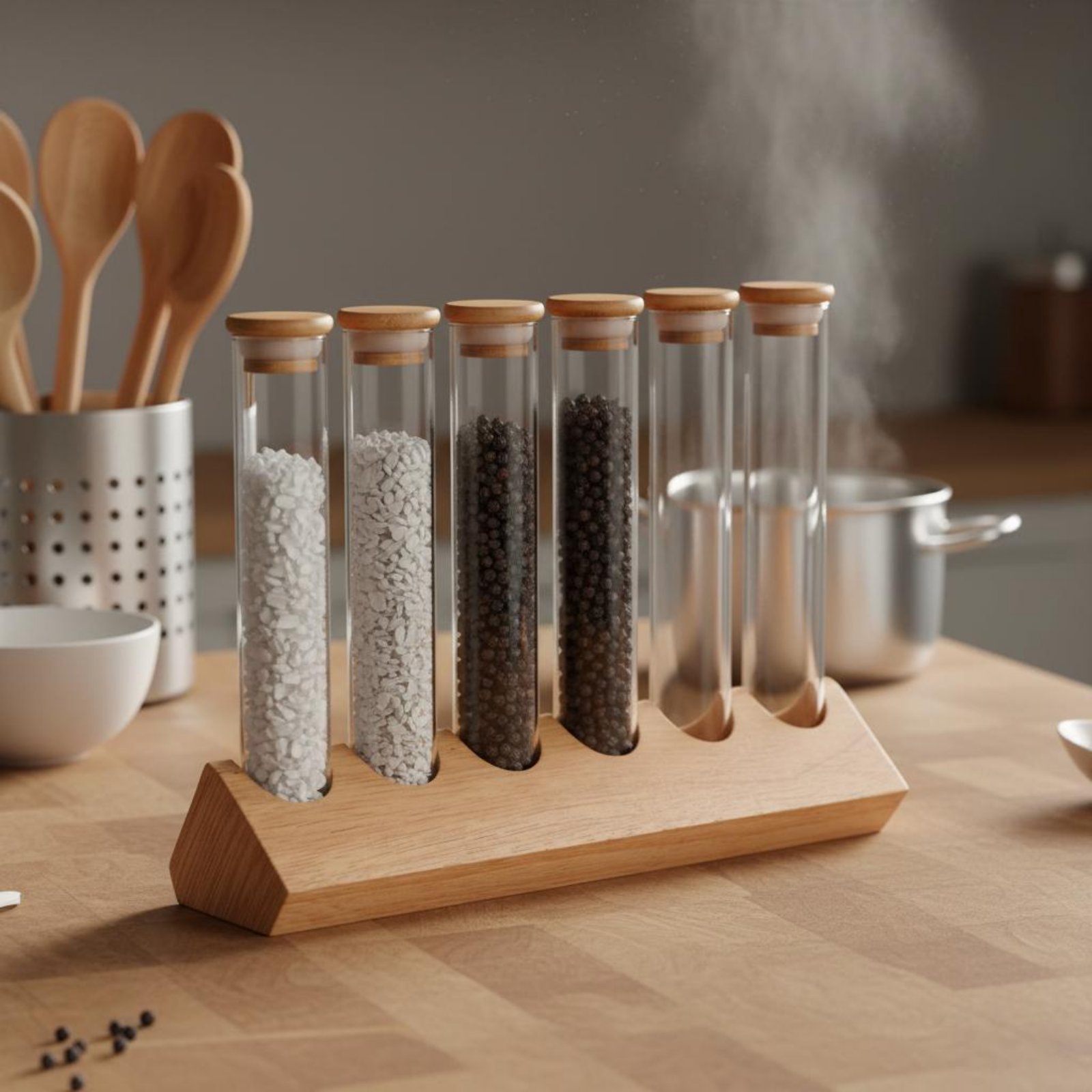 Glass Tube Container Set with  - Glass Container Set recension och pris