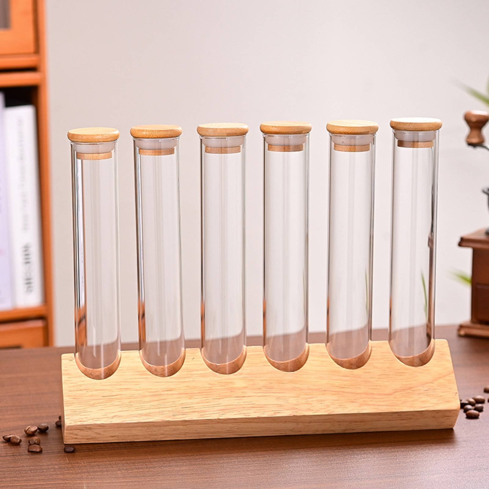Glass Tube Container Set with  - Glass Container Set recension och pris