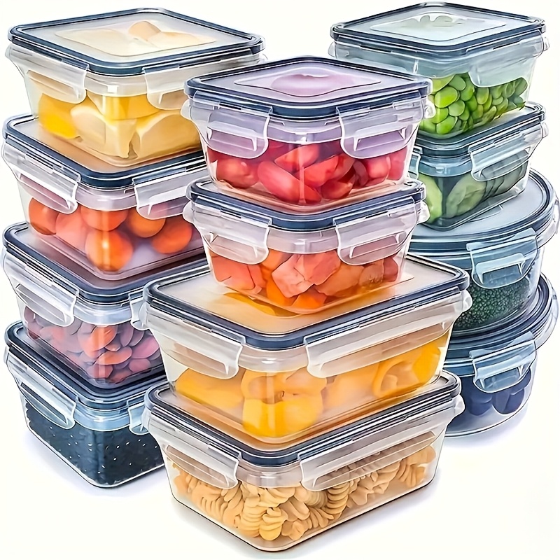 8Pcs Set Includes 4 Containers - Glass Container Set recension och pris