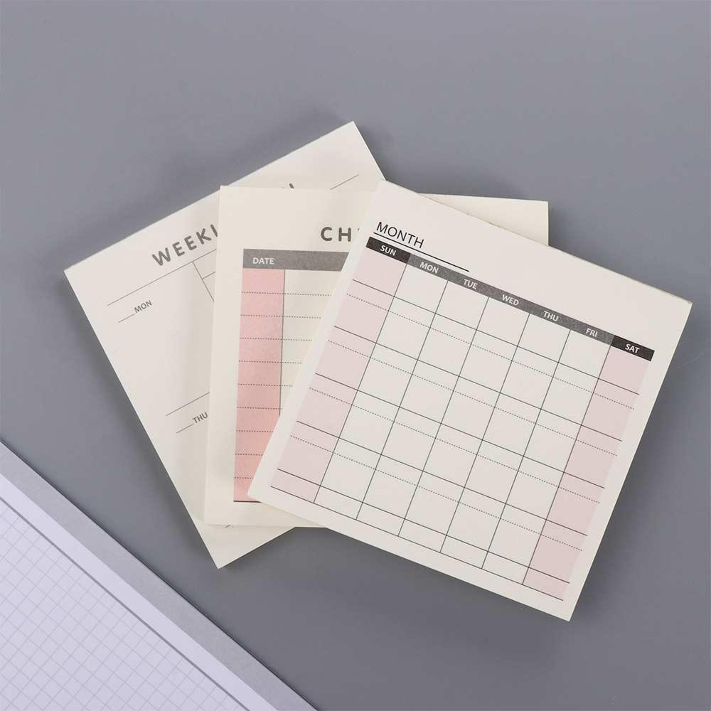 60 sheets Portable School Supp - Meal Plan Notepad recension och pris