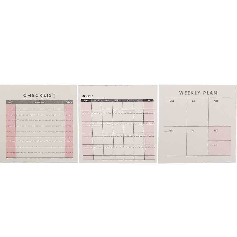 60 sheets Portable School Supp - Meal Plan Notepad recension och pris
