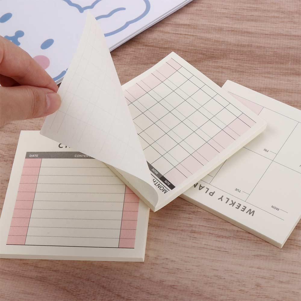 60 sheets Portable School Supp - Meal Plan Notepad recension och pris