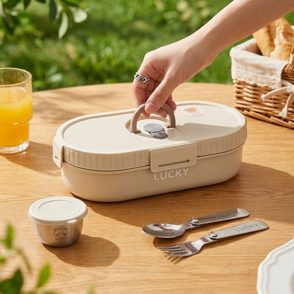 Microwavable 304 Stainless Ste - Meal Prep Lunch recension och pris