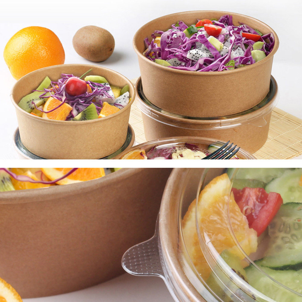 20Pcs Kraft Paper Bowls Leakpr - Meal Prep Usa recension och pris