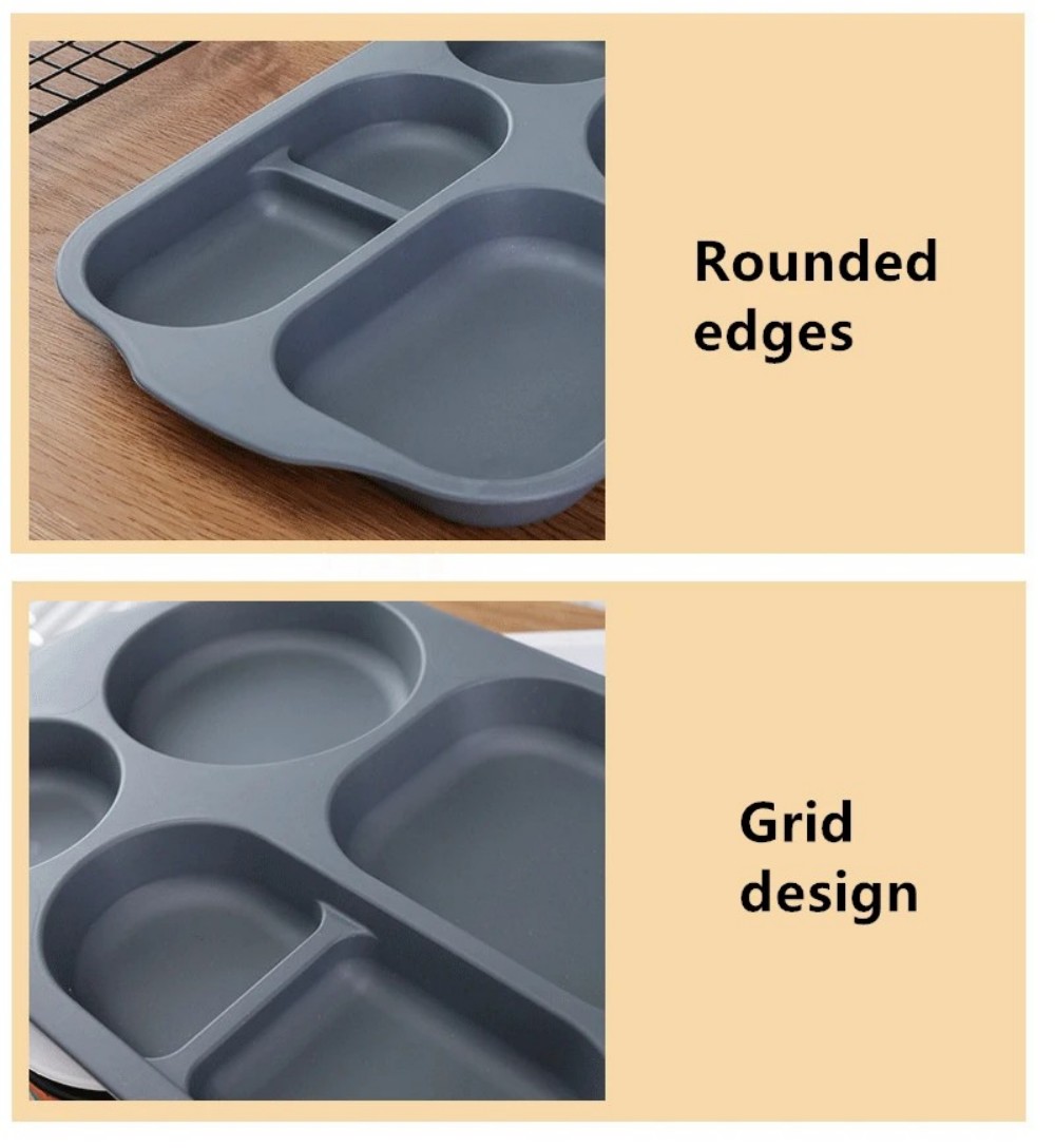 Reusable 5-Compartment Plate,  - Meal Prep Dinners recension och pris