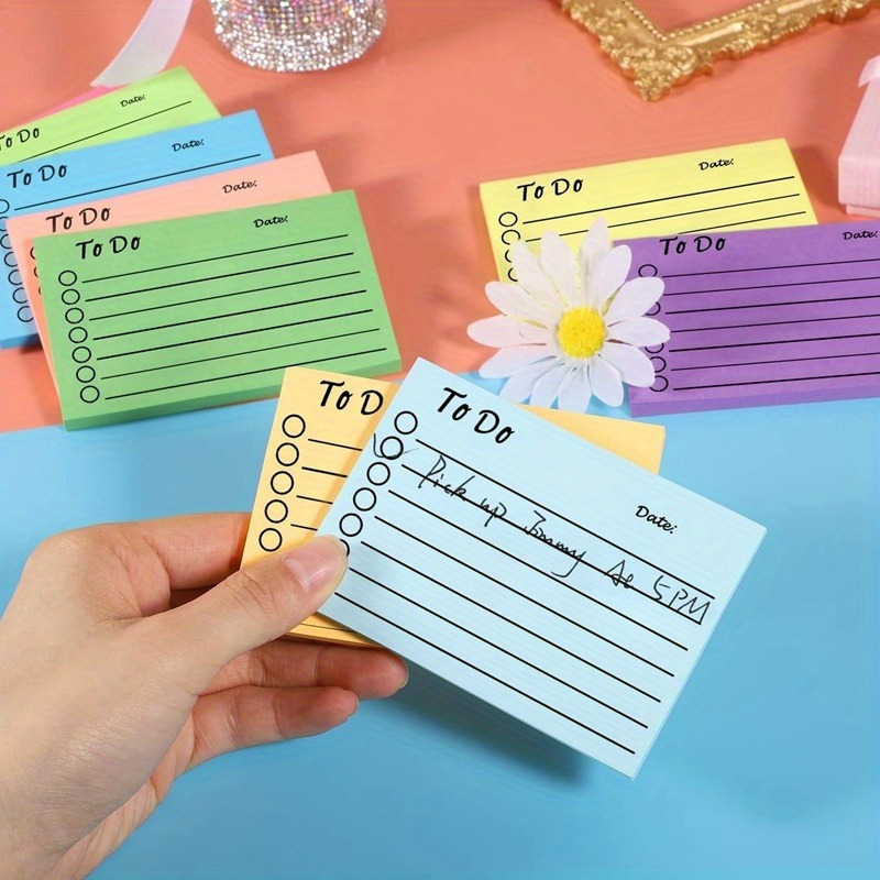 Fluorescent Post-it Notes Mult - Meal Plan Notepad recension och pris