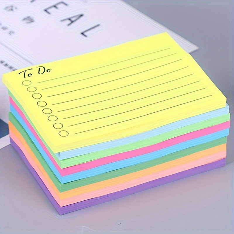 Fluorescent Post-it Notes Mult - Meal Plan Notepad recension och pris