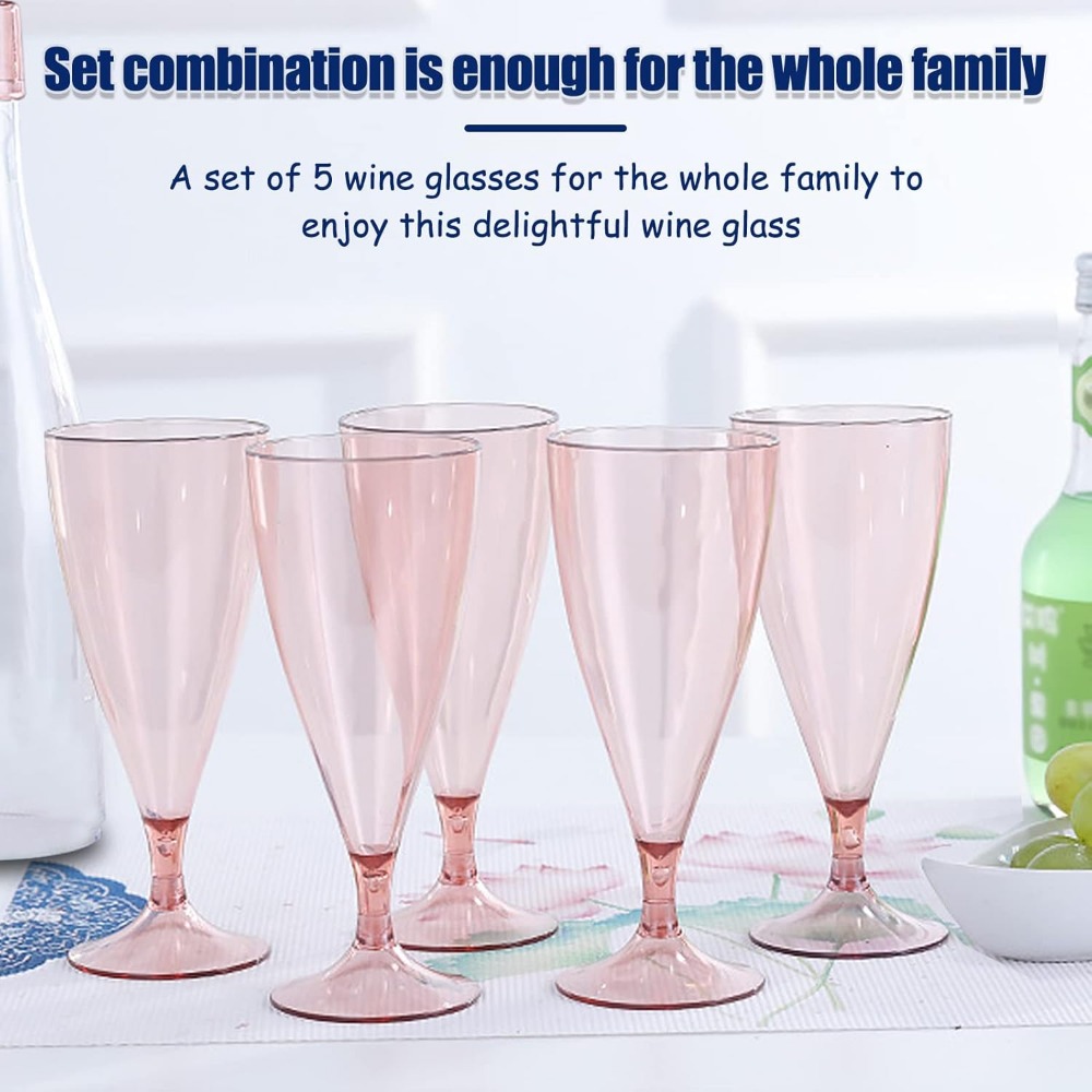 New Plastic Foldable Champagne - Glass Container Set recension och pris