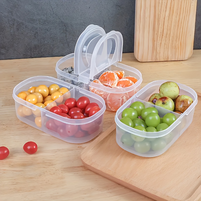 1/2 pcs Dual Compartment Food  - Meal Prep Lunch recension och pris