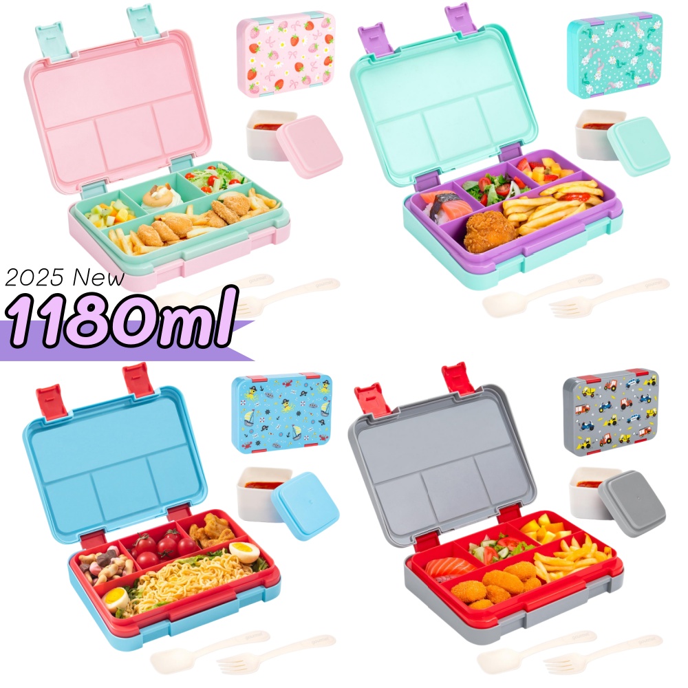 40oz Cartoon Pattern Bento Lun - Meal Prep Lunch recension och pris