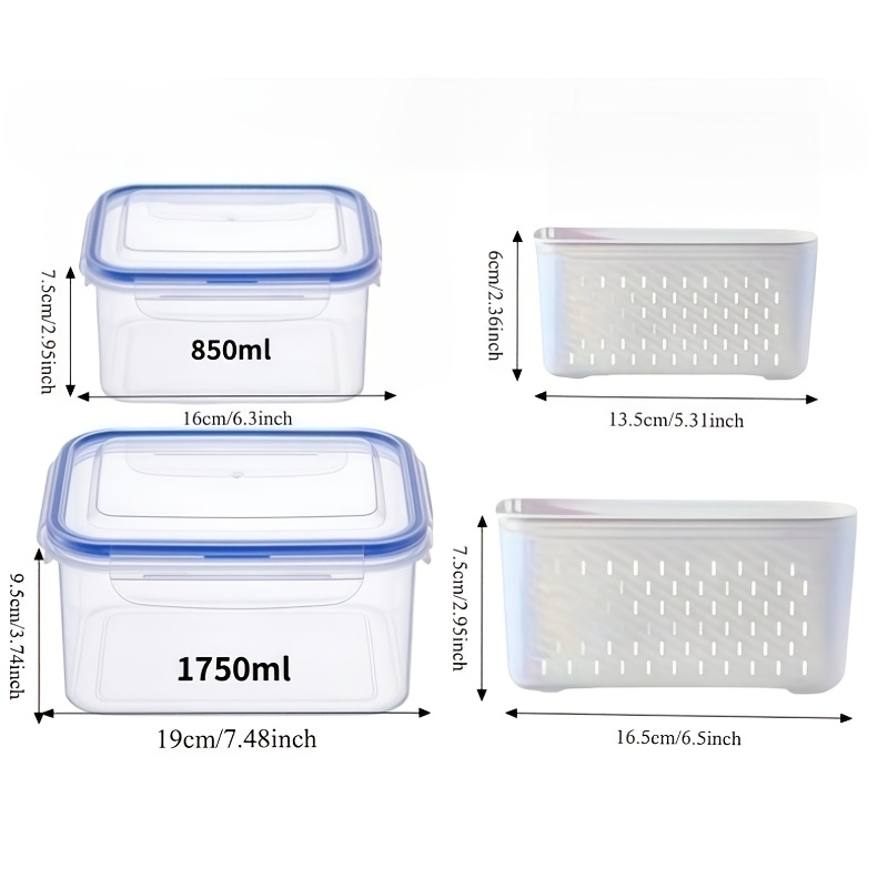 4pcs/Set Leak-Proof Food Stora - Meal Prep Dinners recension och pris