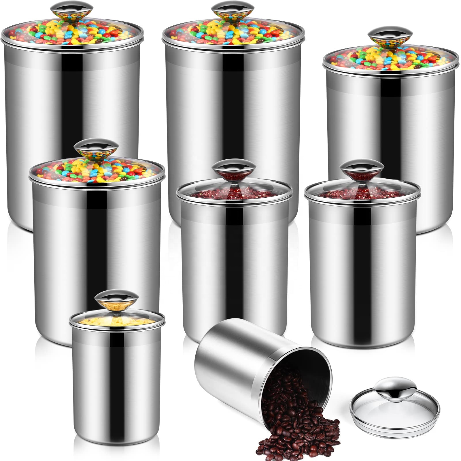 Food Storage Containers Tea Co - Glass Container Set recension och pris