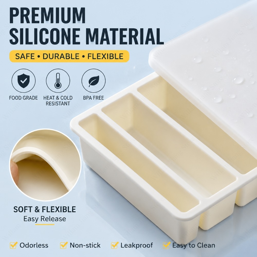 Durable Silicone Freezing Tray - Meal Prep Dinners recension och pris