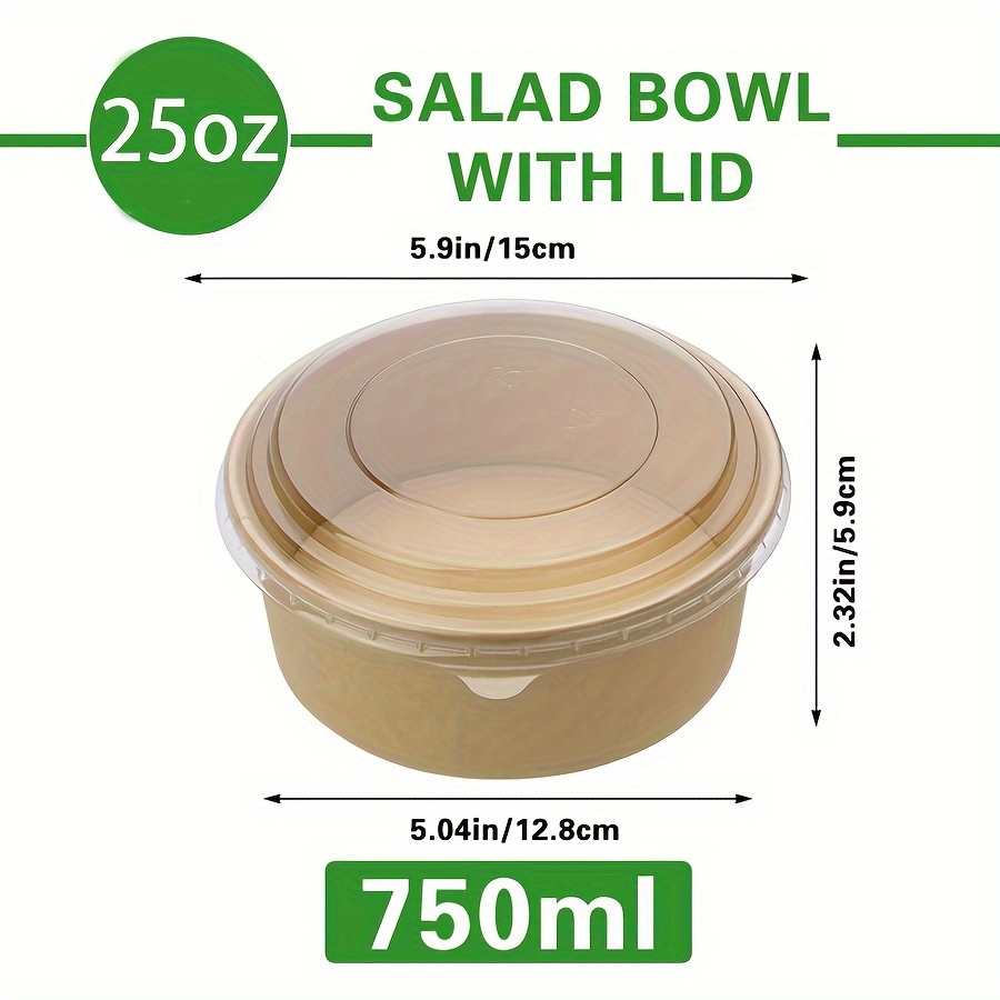 25Oz/750Ml 25/50 Pack Paper Bo - Meal Prep Usa recension och pris