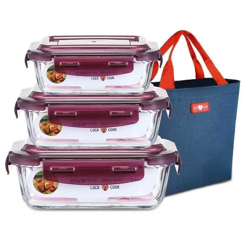 Pyrex Microwave Safe Lunch Box - Glass Container Set recension och pris
