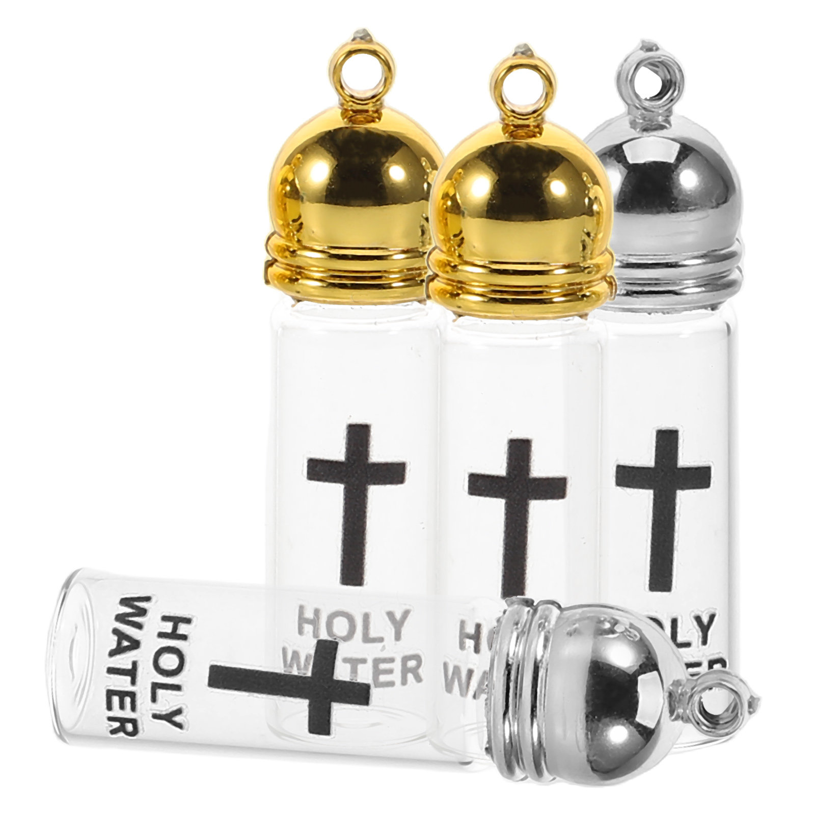 4Pcs Holy Water Bottles Glass  - Glass Container Set recension och pris