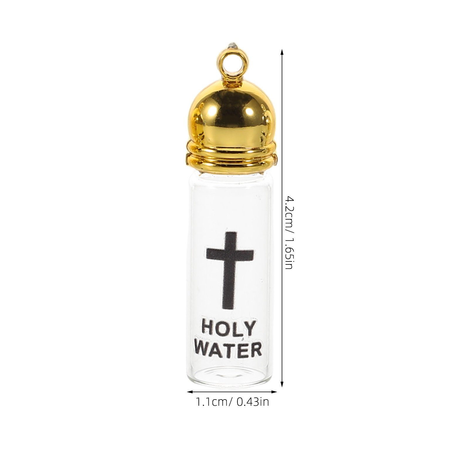 4Pcs Holy Water Bottles Glass  - Glass Container Set recension och pris