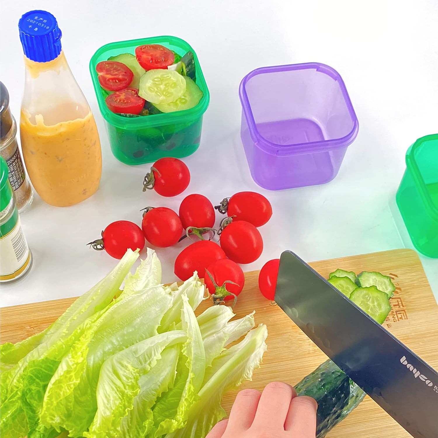 7pcs 21 Day Portion Control Co - Meal Prep For A Day recension och pris