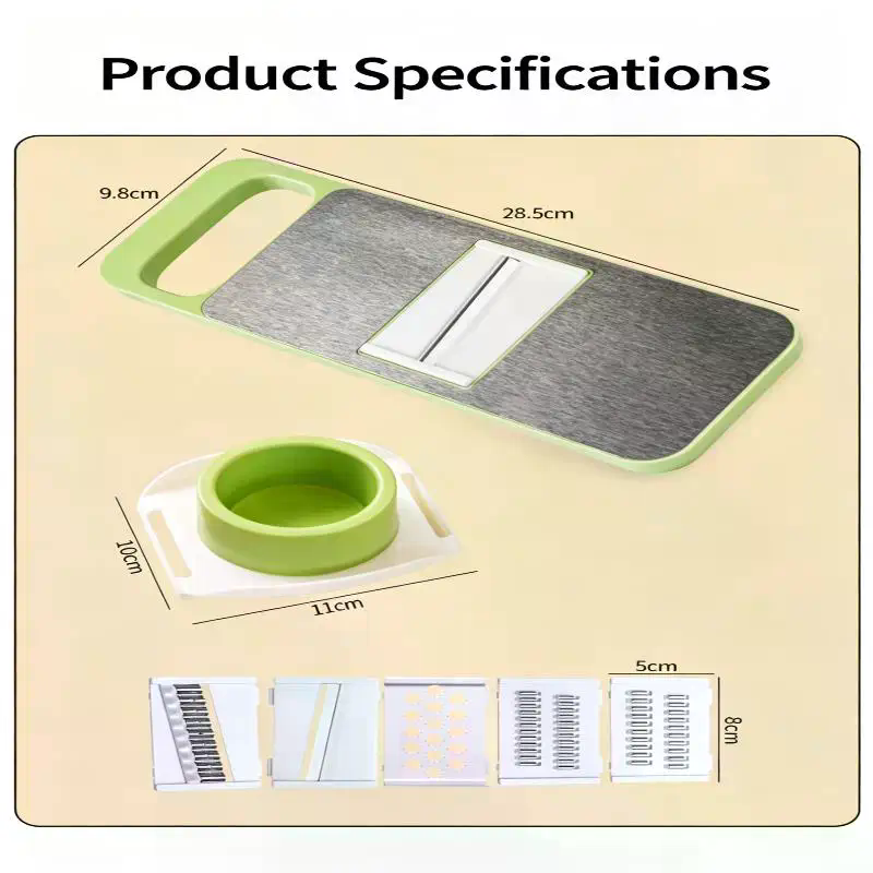 Multi Functional Vegetable Sli - Mandoline Slicer Guard recension och pris