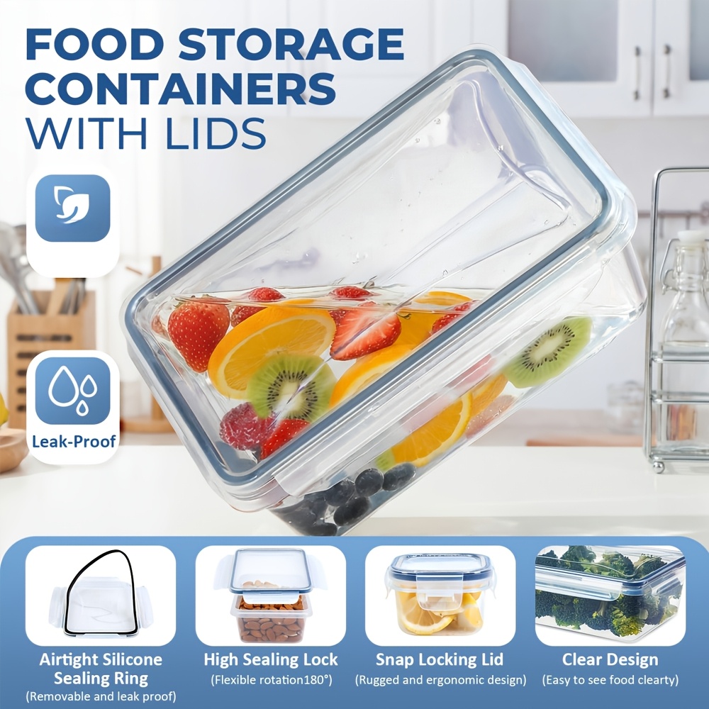 1PC Airtight Food Storage Cont - Meal Prep Lunch recension och pris