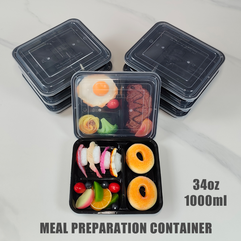 3-Compartment 34 Oz/1000 Ml, 1 - Meal Prep Dinners recension och pris